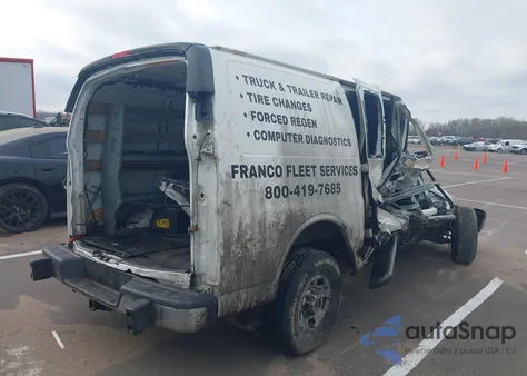 2020 GMC Savana Cargo Rwd 2500 Regular Wheelbase Work Van из США, поврежденный, VIN 1GTW7AFGXL1255866